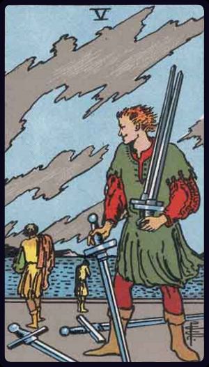 Five of Swords tarot card