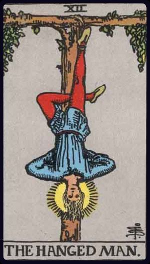The Hanged Man tarot card