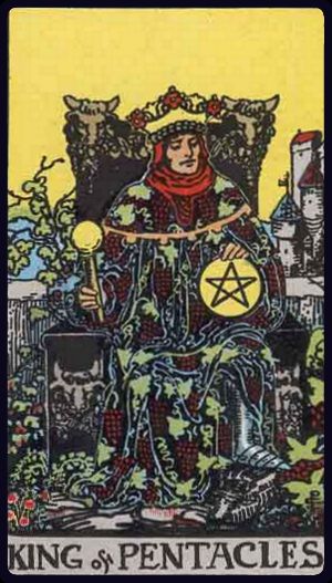King of Pentacles tarot card