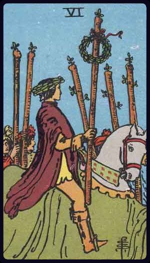 Six of Wands tarot card