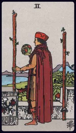 Two of Wands tarot card